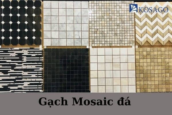 phân loại gạch mosaic đá