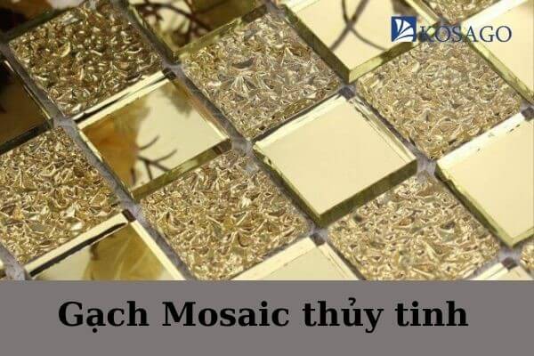phân loại gạch mosaic kính thủy tinh