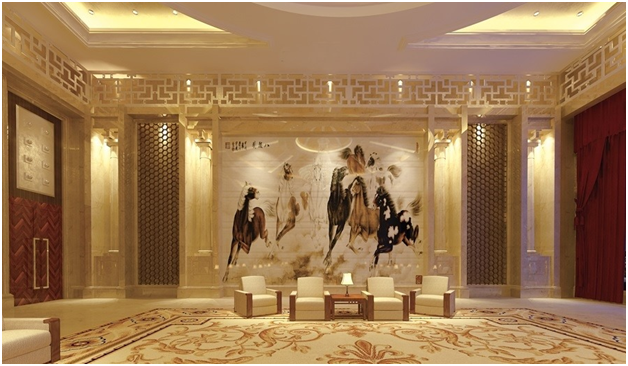Tranh ngựa phi khắc họa bằng nghệ thuật Mosaic
