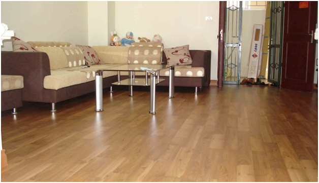 sàn nhựa giả gỗ mang đến không gian lịch sự, thoáng mát cho căn phòng của bạn