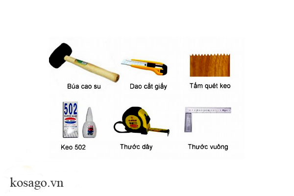 Dụng cụ để thi công sàn nhựa giả gỗ thi công sàn nhựa giả gỗ