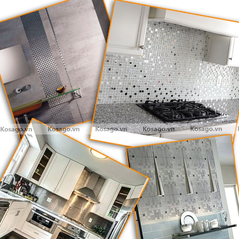 Ứng dụng gạch mosaic trang trí BV011 Ứng dụng gạch mosaic trang trí BV011