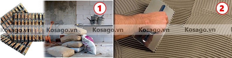 Hướng dẫn ốp lát mẫu gạch BV019 Hướng dẫn ốp lát mẫu gạch mosaic BV019