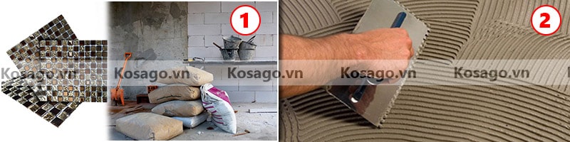 Hướng dẫn lắp đặt gạch mosaic BV020 Hướng dẫn lắp đặt gạch mosaic BV020