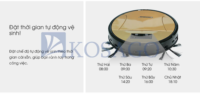 Robot hút bụi lau sàn nhà A350