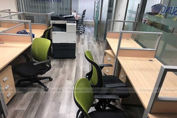 Kosago thi công sàn nhựa hèm khóa văn phòng công ty tại Keangnam