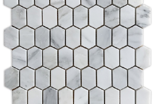 Gạch mosaic lục giác cọc nhà
