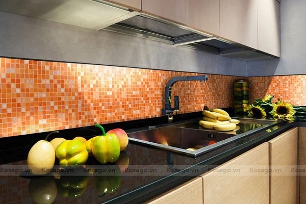Gạch mosaic ốp nhà bếp