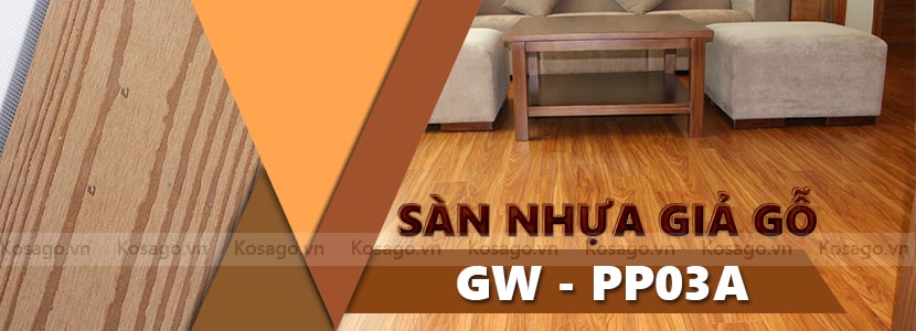 Sàn nhựa giả gỗ ngoài trời GW – PP03A