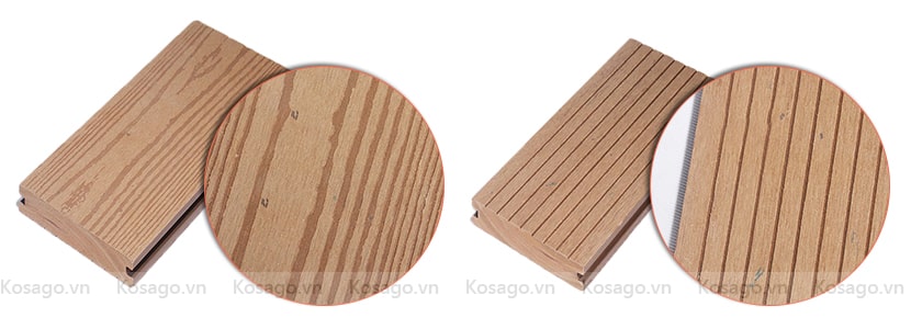 2 loại vẫn gỗ sàn nhựa giả gỗ GW-PP03A