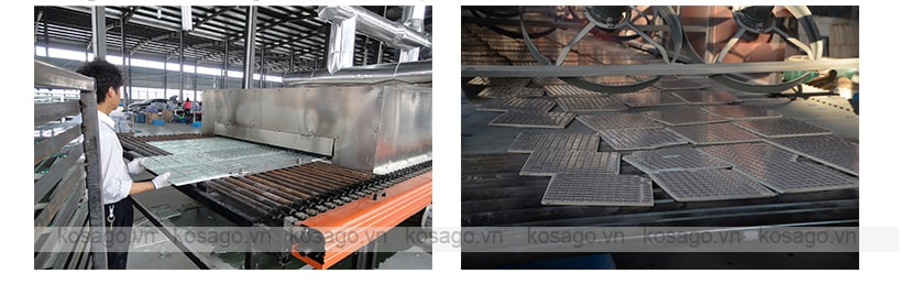 Xưởng sản xuất gạch mosaic BV011