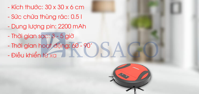 Robot hút bụi lau sàn nhà 330A