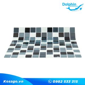 Gạch mosaic đen trắng