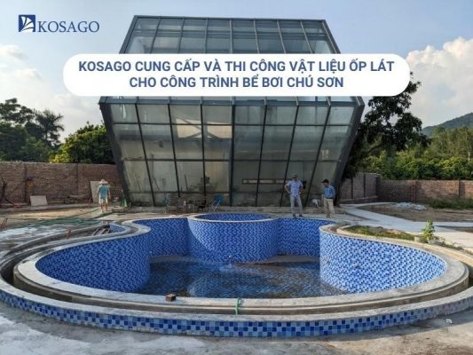 Công trình bể bơi của chú Sơn tại Sóc Sơn - Hà Nội